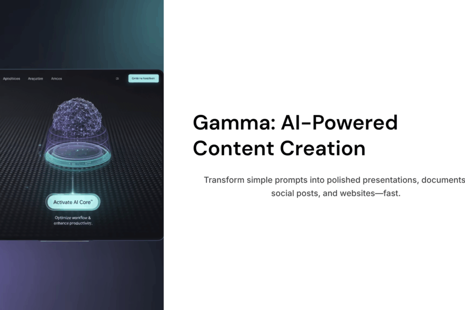 Gamma-AI-Powered-Content-Creation